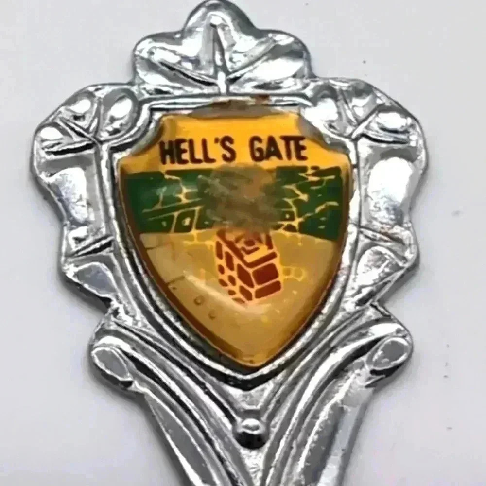 Hells Gate Canada Souvenir Spoon silver Kitschy Cool